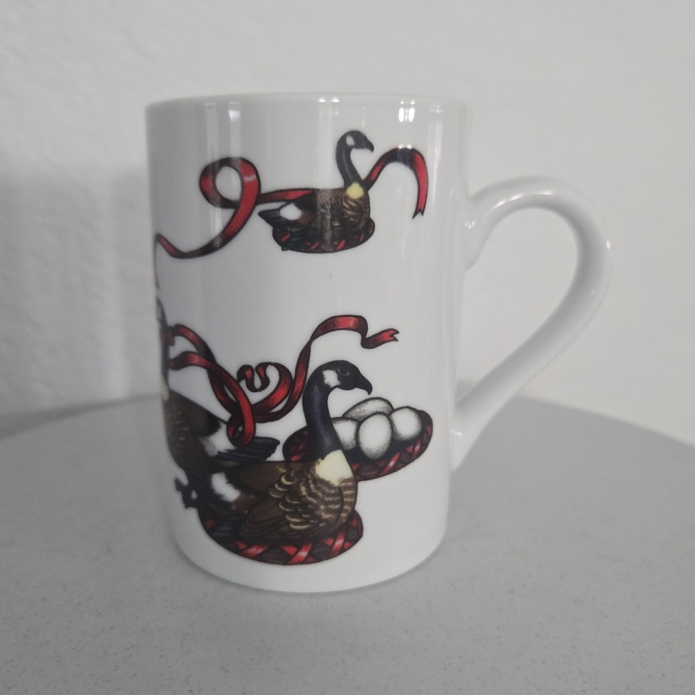 "Twelve Days of Christmas" mug coffee cup, Day 6